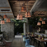 Industrial style pendant light for kitchen decor