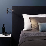 Gold metal wall light fixture back view