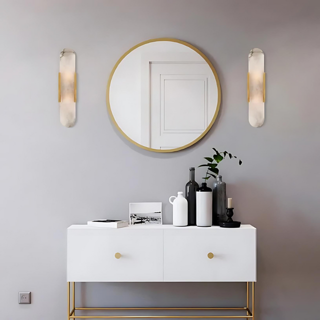 Marble Wall Sconce LED for Hallway