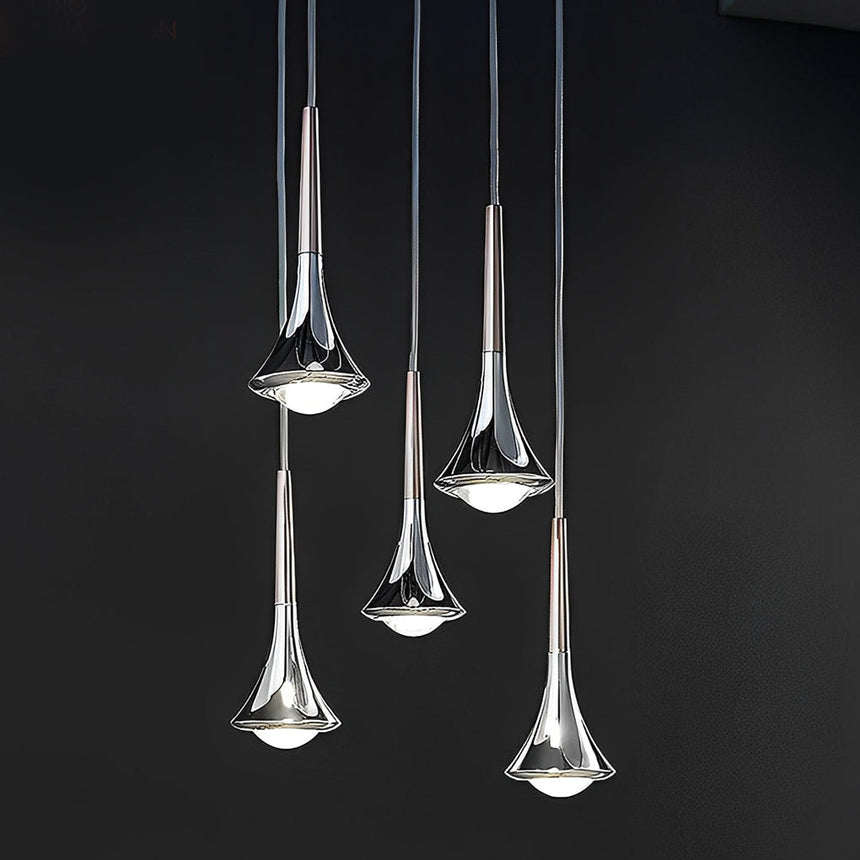 Nordic Stair Pendant Light for Cafe Interiors