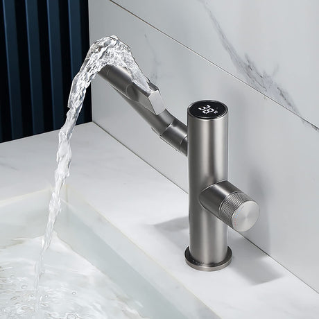 Smart bathroom faucet for modern bathroom decor