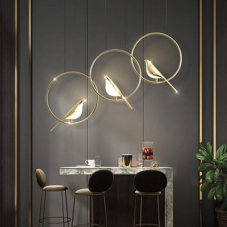 Acrylic Metal Pendant Light Fixture