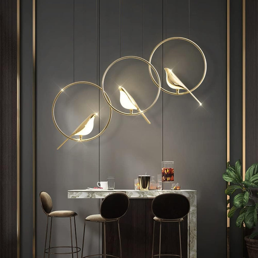 Acrylic Metal Pendant Light Fixture