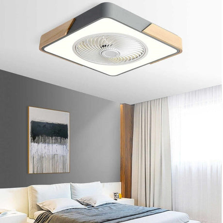 Wood Ceiling Fan Light Reduced Heat Output Design - OpalDwell