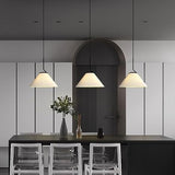 Fabric Pendant Light Pleated Silhouette Detail View - OroDwell