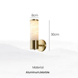 Marble lighting fixture close-up