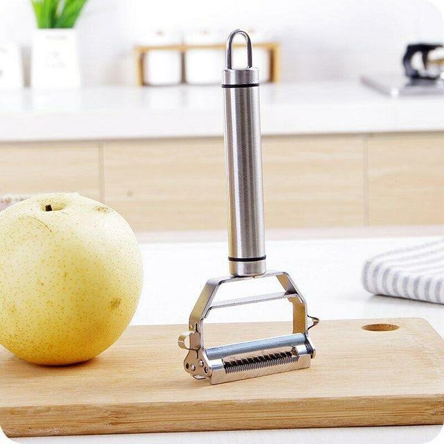 NovaPeel Dual-Blade Peeler for Easy Julienne Slicing
