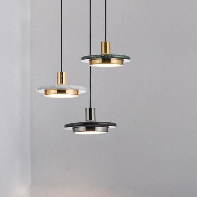 Marble Pendant Light Side View Detail