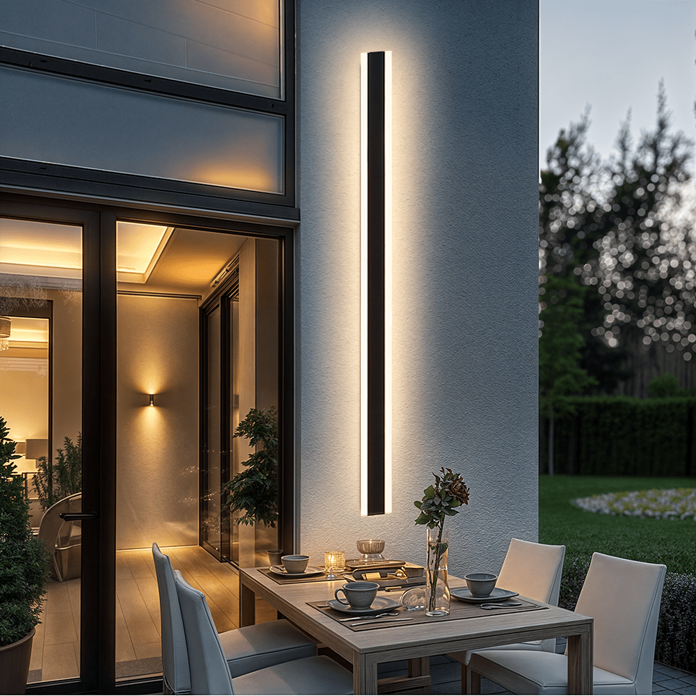 Aluminum Wall Lamp LED Dimmable Modern – Exterior Design
