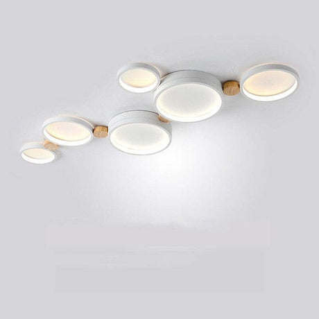 Metal Ceiling Lamp Detail of Sleek Silhouette