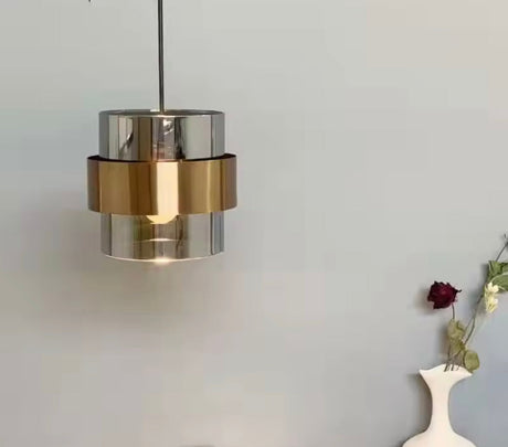 Pendant light hanging unlit decorative view