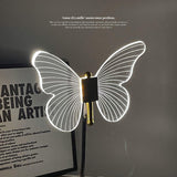 Crystal Butterfly Table Lamp Warm LED Glow