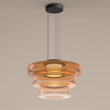 Asteron Bauhaus Glass Pendant Light Moon-Inspired Design