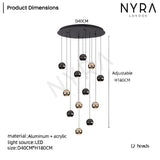 Raindrop Chandelier Refined Artistry Design