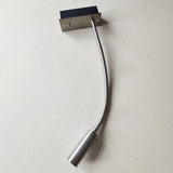 Wall-mounted LED lamp gold finish for reading area