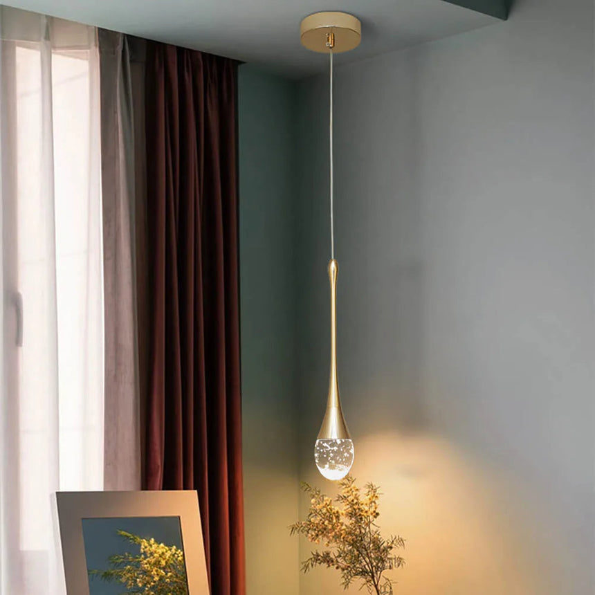 Vetra Glass Pendant Light in a living room setting | OroDwell