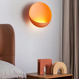 Warm glow wall sconce for hallway