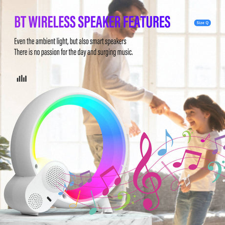 Speaker Clock Lamp Color Changing Light Effects