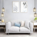 Crystal geometric pendant lamp for modern homes