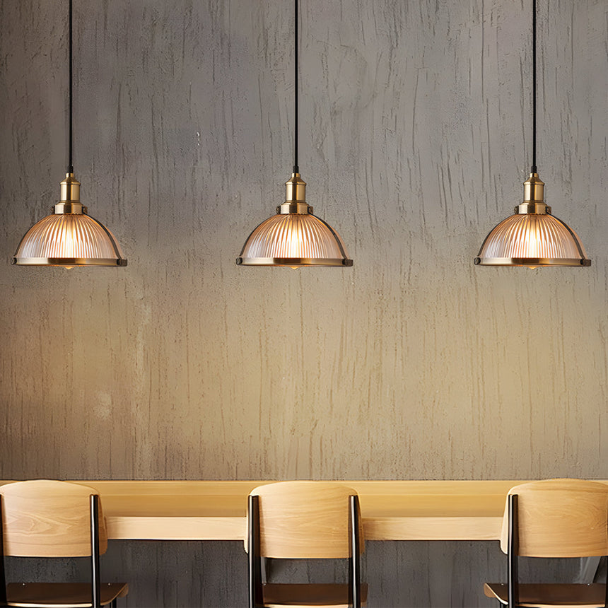 Glass chandelier with customizable color temperature