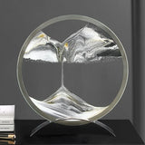 Glass and acrylic table lamp