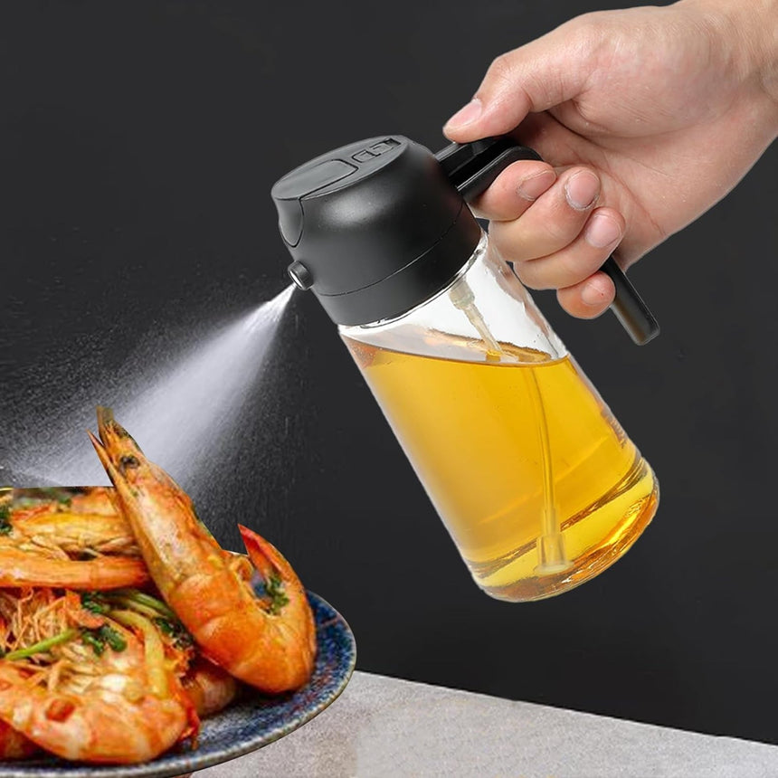 Ergonomic Glass Oil Sprayer With Secure Grip - OpalDwell