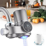 Led faucet water filter - dual water flow mode