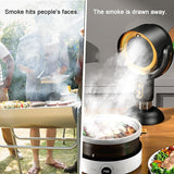 Portable Range Hood With Rechargeable 3000mAh Battery - OpalDwell