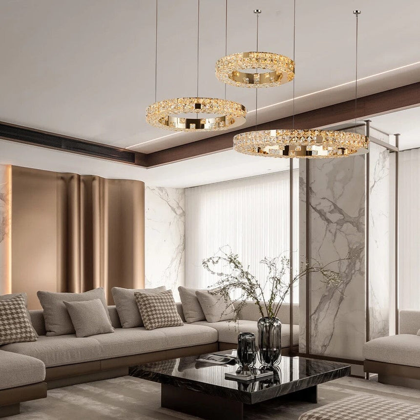 adjustable wire hanging chandelier