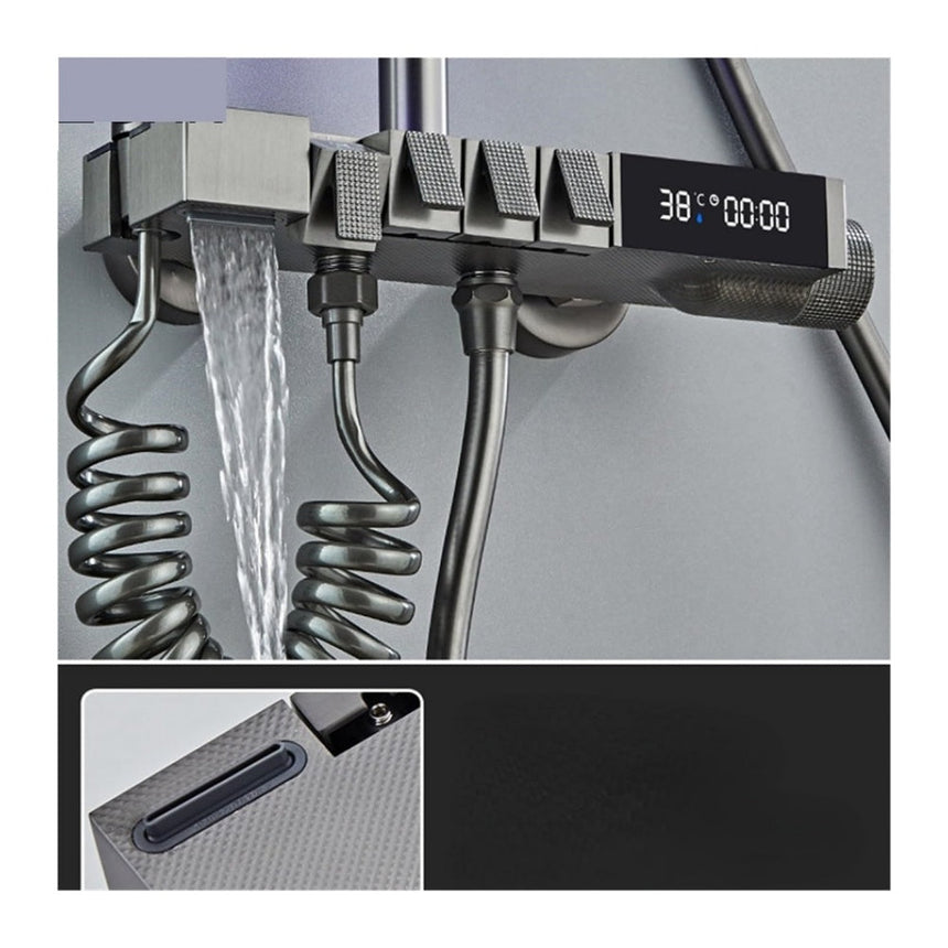 Pressurized Rain Shower System for Bathroom