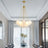 Black Metal Pendant Lamp for Living Room Decor
