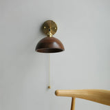 Aureo Vintage-Style Wood Wall Lamp modern simplicity wall fixture - OpalDwell
