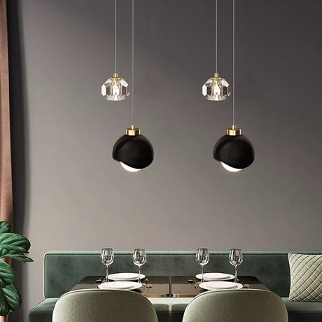 Elaria Crystal Pendant Light for Dining Room