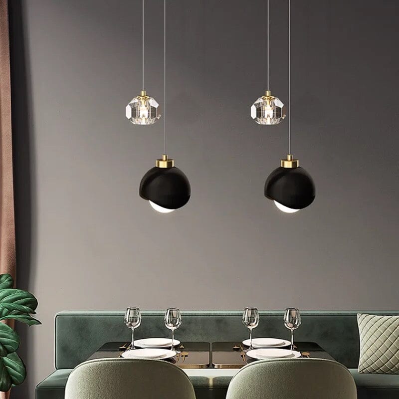 Elaria Crystal Pendant Light for Dining Room