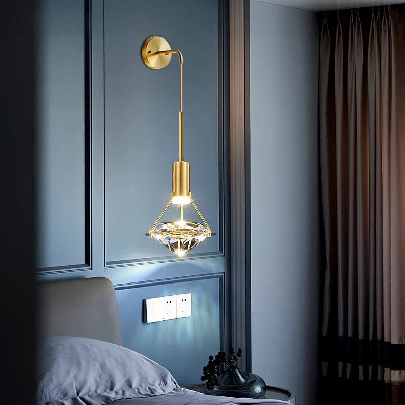 Glam home lighting for bedroom walls