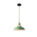 Morandi Style Colorful Pendant Light Side Angle
