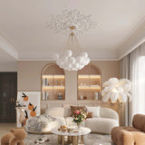 Black and Gold Pendant Lamp Close-Up of Spherical Form