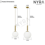Bellaro Pendant Light with Warm LED Ambient Glow