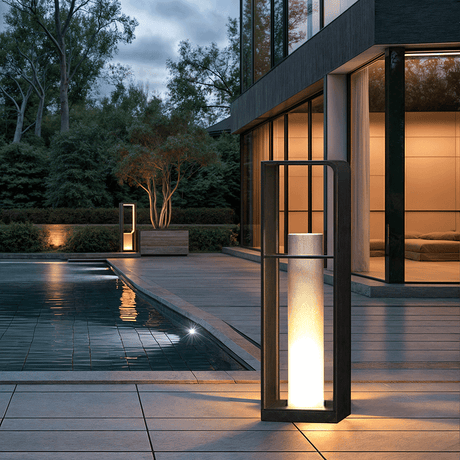 Black Pendant Light LED Warm Ambient Glow – Amara Garden Lamp