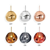 LED Compatible Glass Pendant Light Fixture