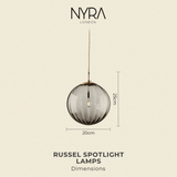 Bubble Glass Pendant Light Diffusing Warm Ambient Glow for Cozy Ambiance | OroDwell