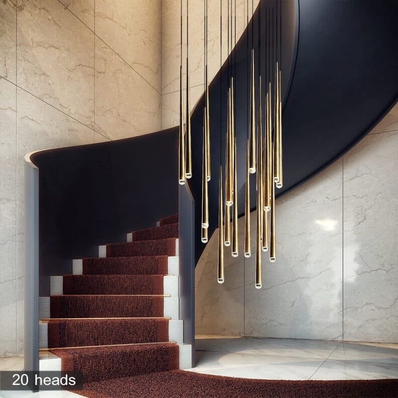 Nova chandelier styled entryway setting
