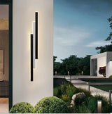 LED wall sconce for garden entryway