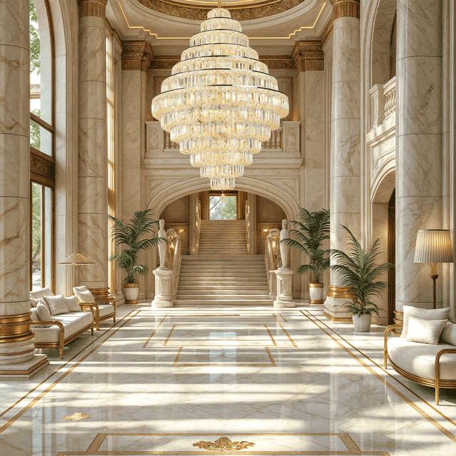 Averly Crystal Chandelier Round Design for Living Room