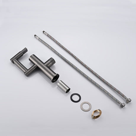 Smart bathroom faucet - waterfall spout design