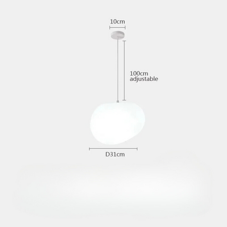 Metal Pendant Light for Living Room Ceiling