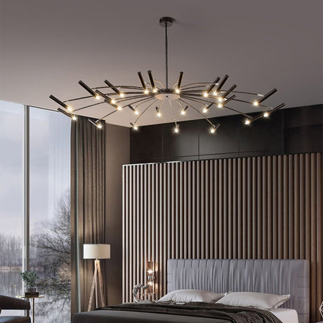 ElaraLuxe Chandelier Overhead View