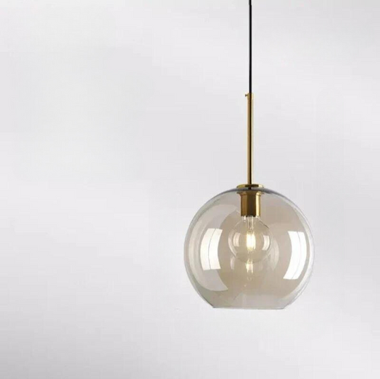 Scandinavian Pendant Lamp Detail of Glass Shade