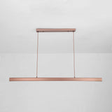 orbit chandelier lit in living room