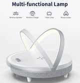 LumaNova Bedside Lamp with Bluetooth Speaker
